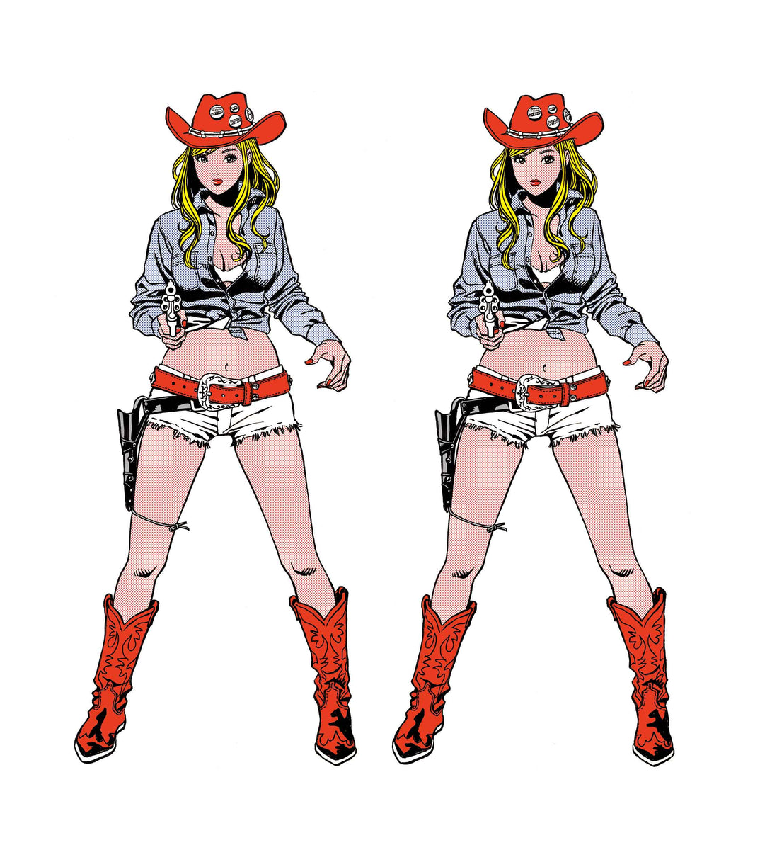 美術品/アンティーク江口寿史 Cowgirls ED:100 ZINGARO ジンガロ