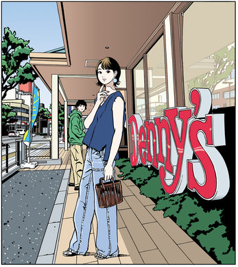 江口寿史版画<br>『Denny's』