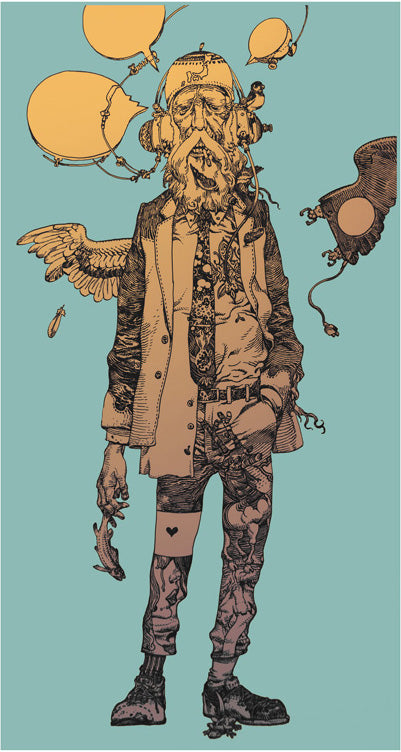寺田克也　ユニーク作品　原画 あと6日で終了！】寺田克也 個展『ALWAYS UNFINISHED -なーんに